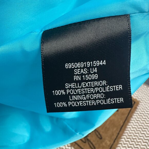 Metaphor Sky Blue‎ Trench Coat Womens Medium Spring Double Breasted Jacket - Picture 3 of 4